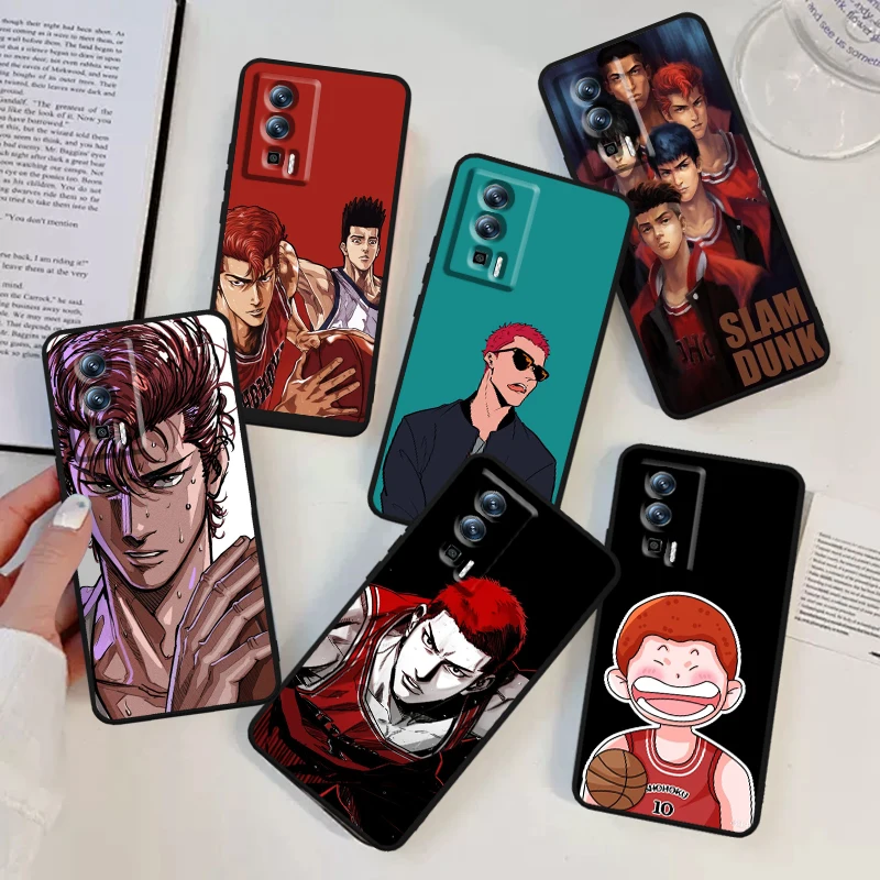 Anime S-Slam D-Dunk Sakuragis For Xiaomi Redmi 9A 9C 9AT 10C 9 9T 10 12C 13C A3 12 K60 A1 K50 K40 5G Black TPU Phone Case