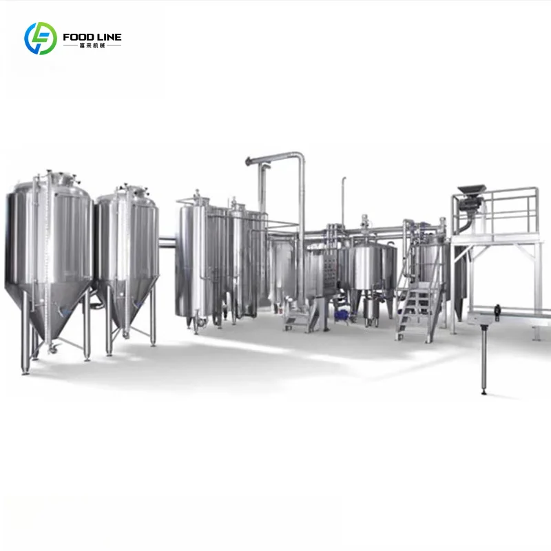 Customized Commercial Glass Bottle Beer Whole Plant Production Solution