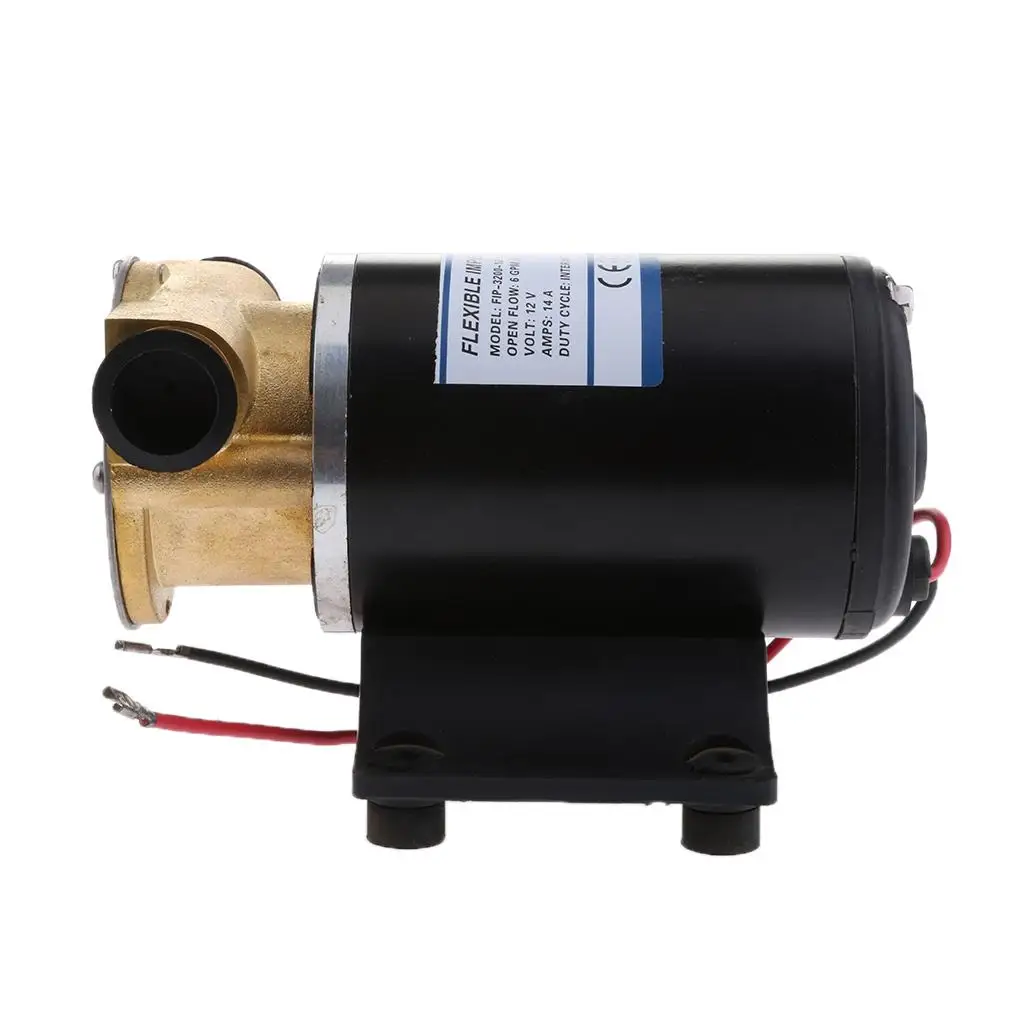 

Электрический трюмный насос для лодок, высоконапорный самовсасывающий шестеренчатый насос для очистки палубы и слива из баков яхт