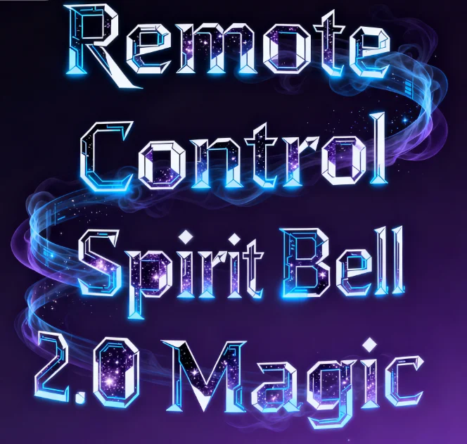 Spirit Bell 2.0 Magic Trick – Remote Control Ringing Bell for Stage & Close-Up Magic Professional Magician