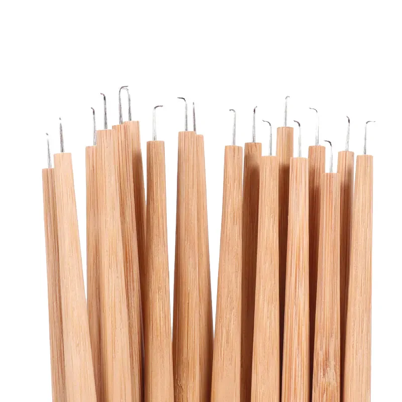 Wig Ventilating Needle Hook Set Handle Wig Making Tools for Lace Wig Hair Extension Weaving Repair Crochet Needle
