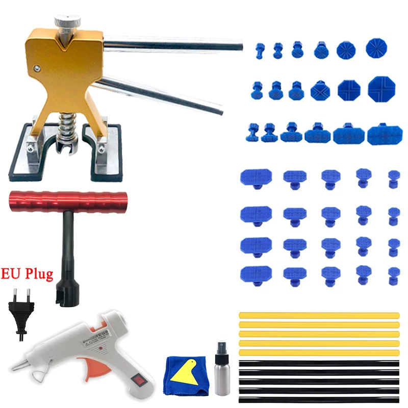 Narzędzie do naprawy ściągacz wgnieceń samochodu zestaw bezlakierowe usuwanie wgnieceń zawieszenie mostka do samodzielnego narzędzie warsztatowe 18