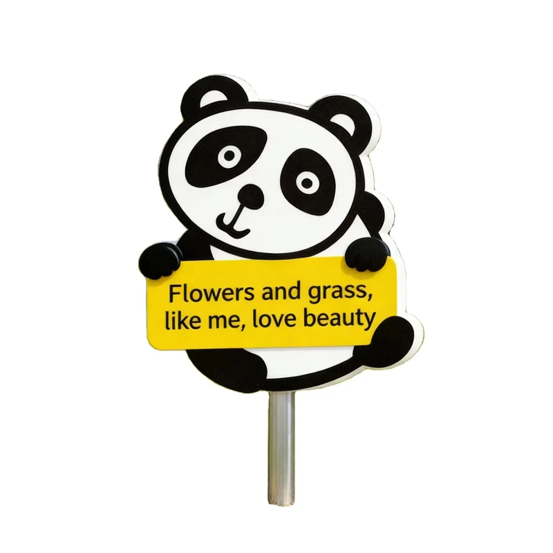 Customized outdoor lawn signs, no stepping on grass warning signs, garden greening reminder signs