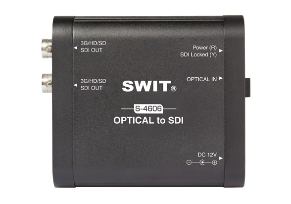 

SWIT S-4606 Optical to SDI Converter