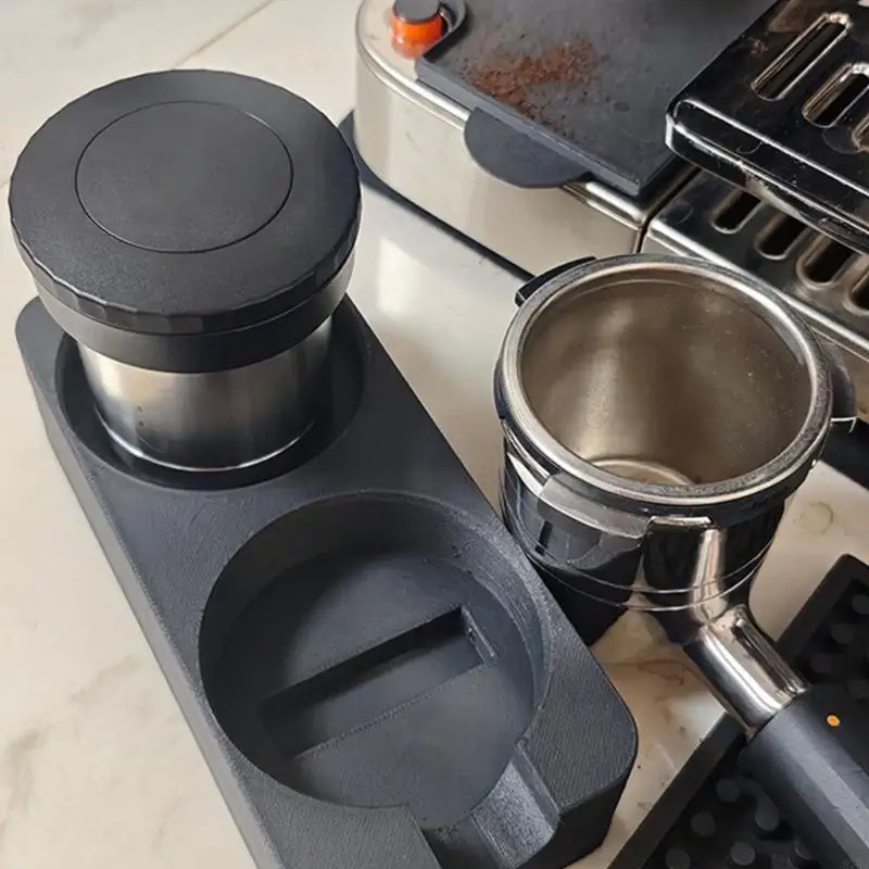 

Stable Espressos Tamping Station Universal Fit For Coffee Handle Sustainable Materials Coffee Distributor Base 87HA