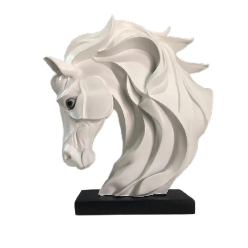 

Modern home living room entrance cabinet desktop decoration, rich horse ornament, ornament