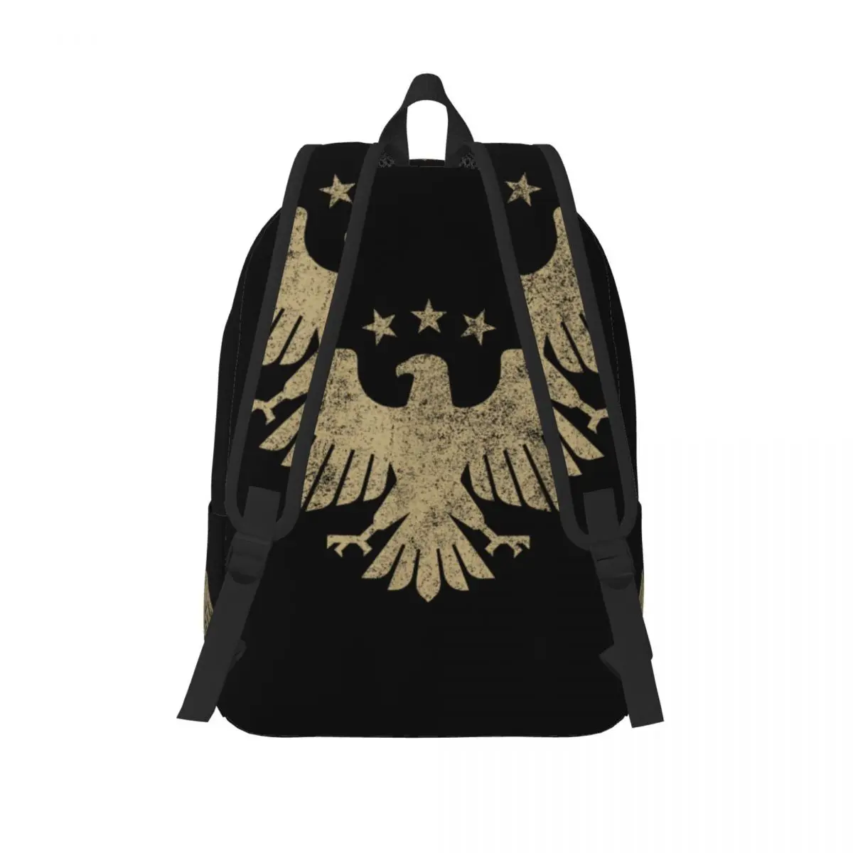 حقيبة ظهر كاجوال برمز نسر سوريا 2025 مع جيب للأعمال الطلابية حقيبة نهارية شورية فخورة للرجال والنساء حقيبة كتف جامعية