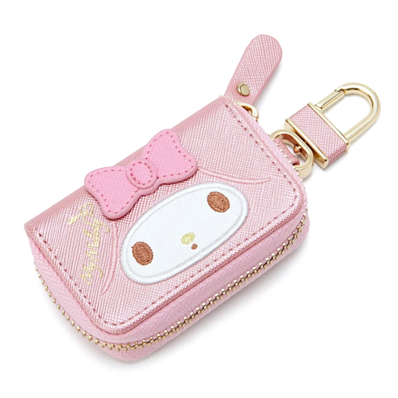 Nuovo Sanrio Cartoon Key Case Kawaii Hello Kitty Cinnamoroll Melody Kuromi Portamonete Cute Anime Storage Small Bag Regali per le ragazze