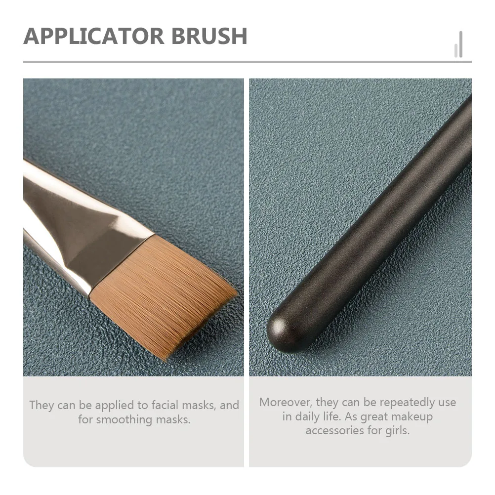 

5pcs Mud Brush Skin Care Tools Flat Shape Makeup Brushes Mask Applicators Reusable High Mask Applicators Grade