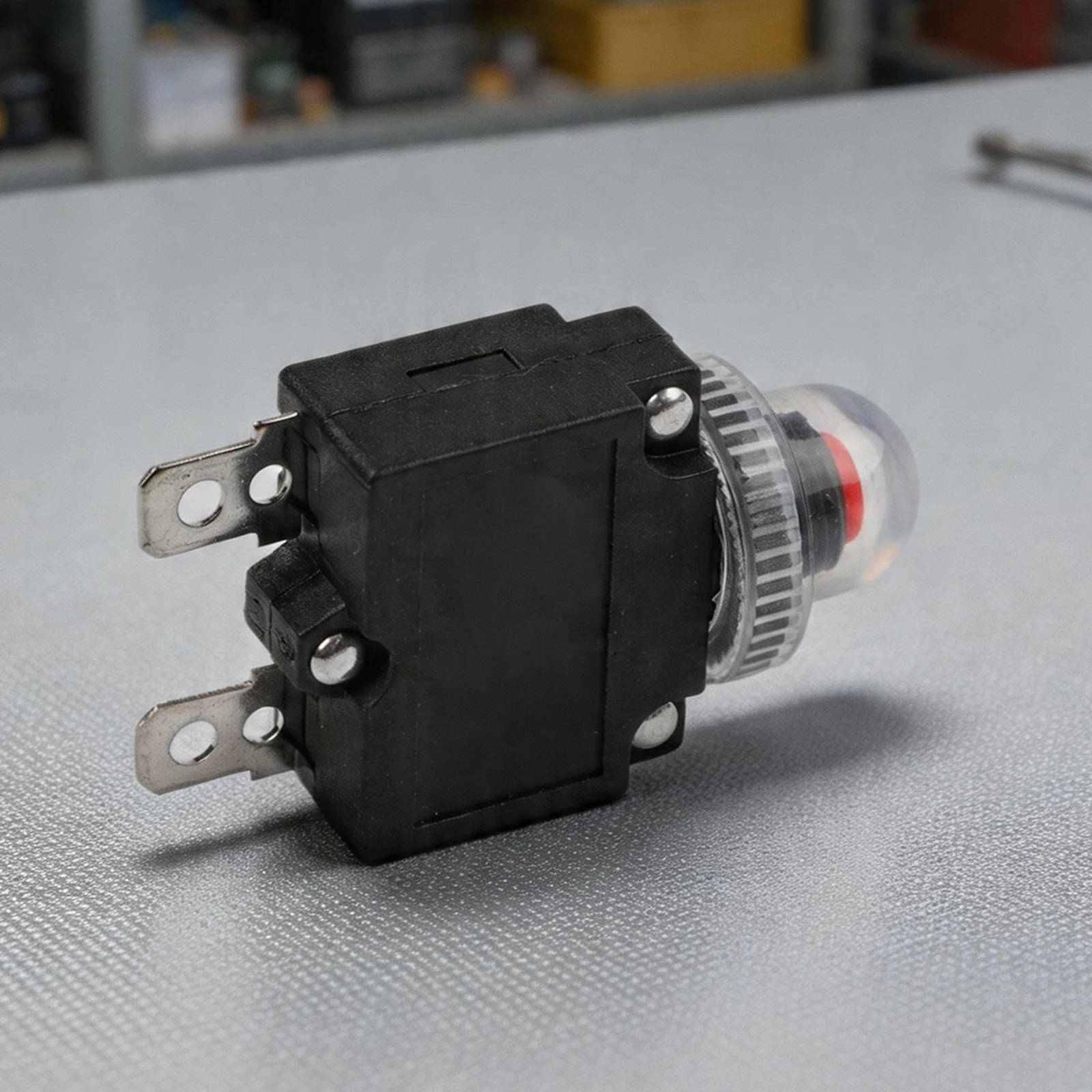 20A Circuit Breaker Overload Protector Switch With Cover 125V 250V For Reset Fuse For Motor Air Compressor Electrical Safety