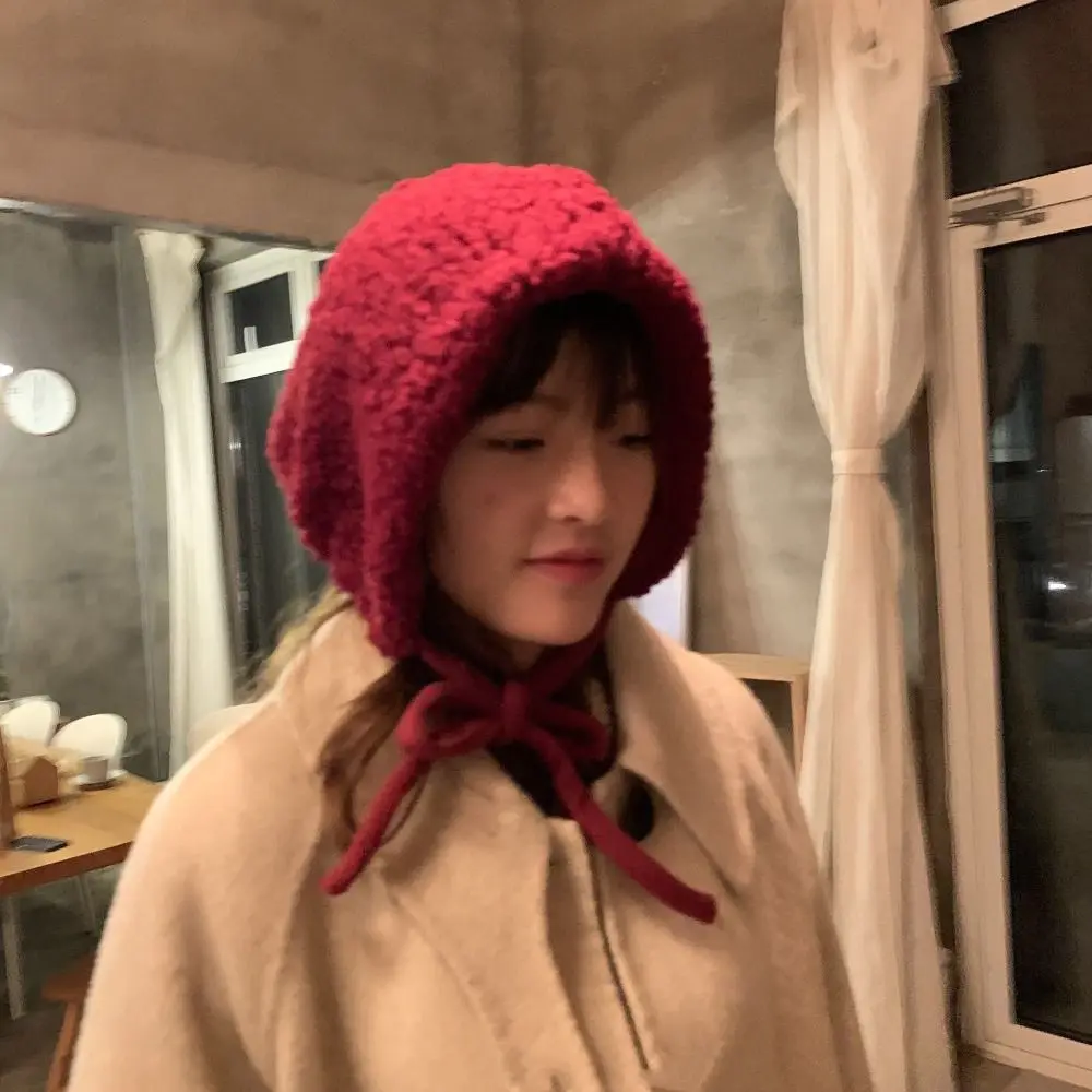 الشتاء الكورية نمط بالاكلافا Skullies قبعات لينة امبسوول Coldproof مقنعين قبعات رشاقته الدافئة محبوك قبعات حريمي الفتيات