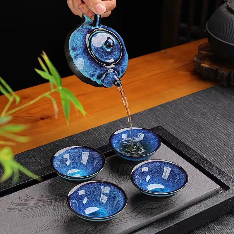 Practical High-end Small Gifts Anniversary Meeting Business Souvenir Teacup Pot Set