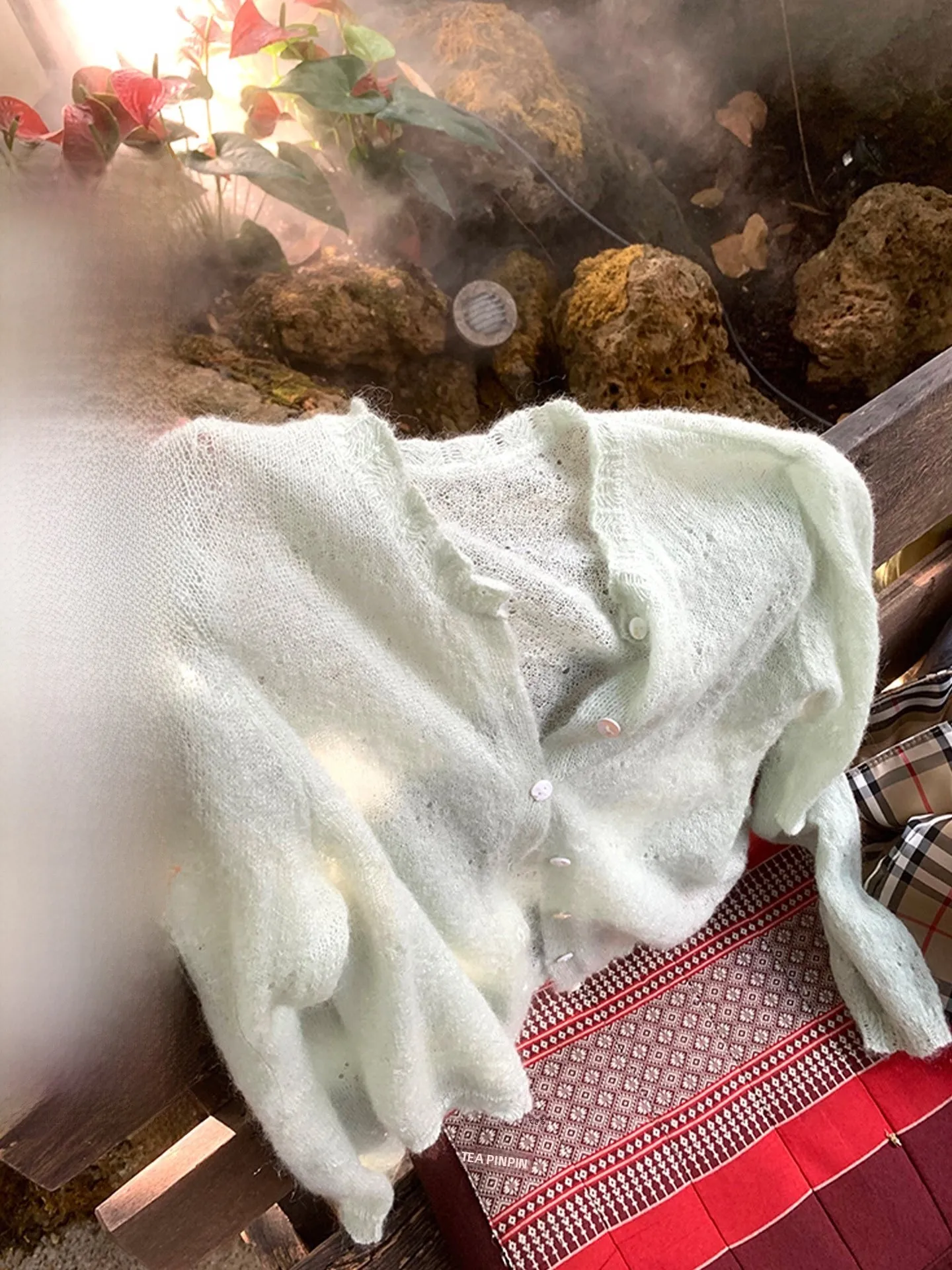 

XXIIUU Skin-friendly Knitted Sweater Women's Open Cardigan Long Sleeve Hollow Loose Fit Spring Summer New Style Breathable