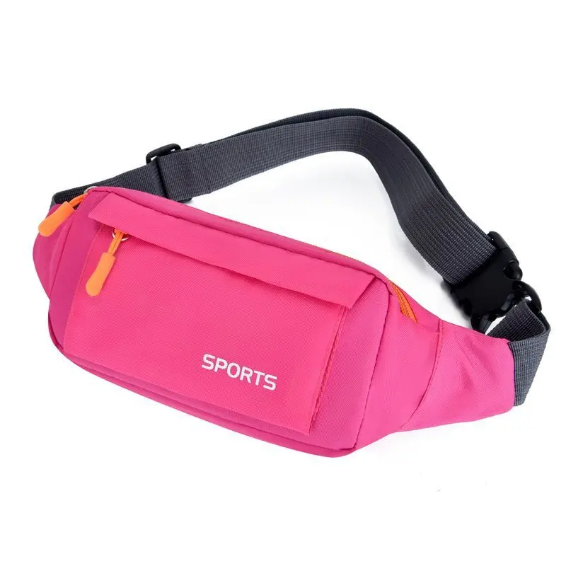 Sac de poitrine multicolore unisexe, ceinture large, fermeture éclair, sac de sport, mode décontractée, cyclisme, course à pied, sac de rangement de fitness, nouveau, 2023