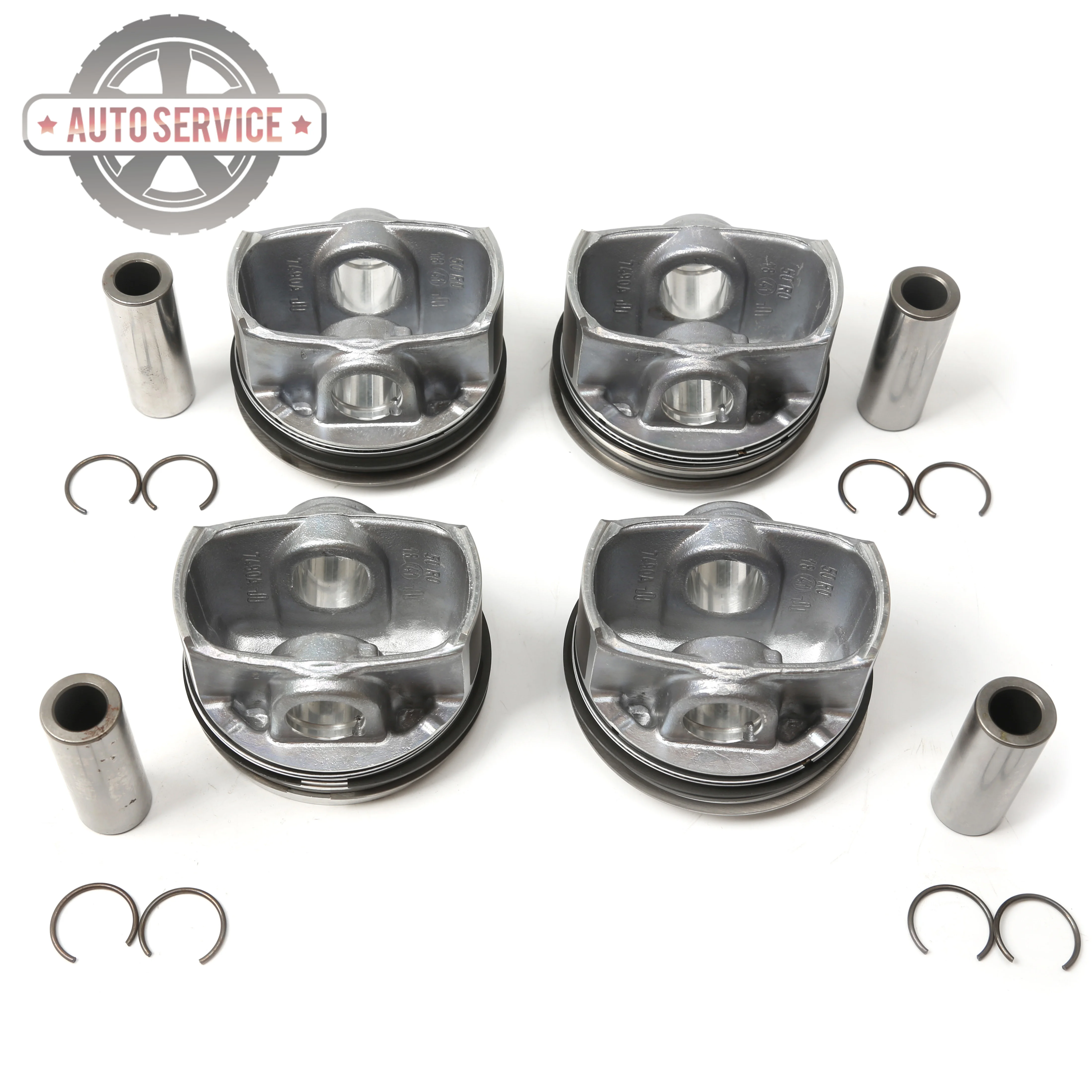 04E107065FA Engine Pistons and Rings Set Oversized 0.5MM For Audi A1 S3 S4 VW Jetta Touran Skoda Superb Seat Leon