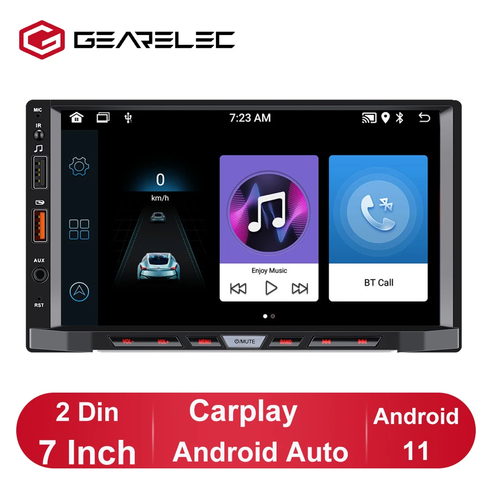 Android 11 Car Radio 2 Din Carplay Android Auto Car Multimedia Video Player Universal 7 Inch 2 din android Auto Stereo Wifi GPS