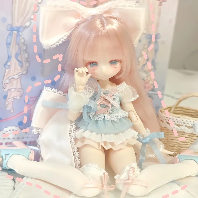 

2025 Новая оригинальная 1/6 Mjd Joint Mobile Doll Momotale Girl Body Series Blind Box Surprise Kawaii Style Diy Mjd Gift Girls Toys