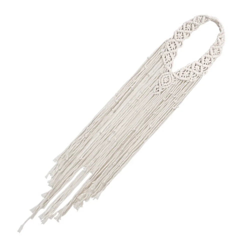 

Girls Hair Accessories Hand Woven Macrame Headband Bohemian Style Wide Thick Fashion Bridal Hair Decor Wedding Beach Travel