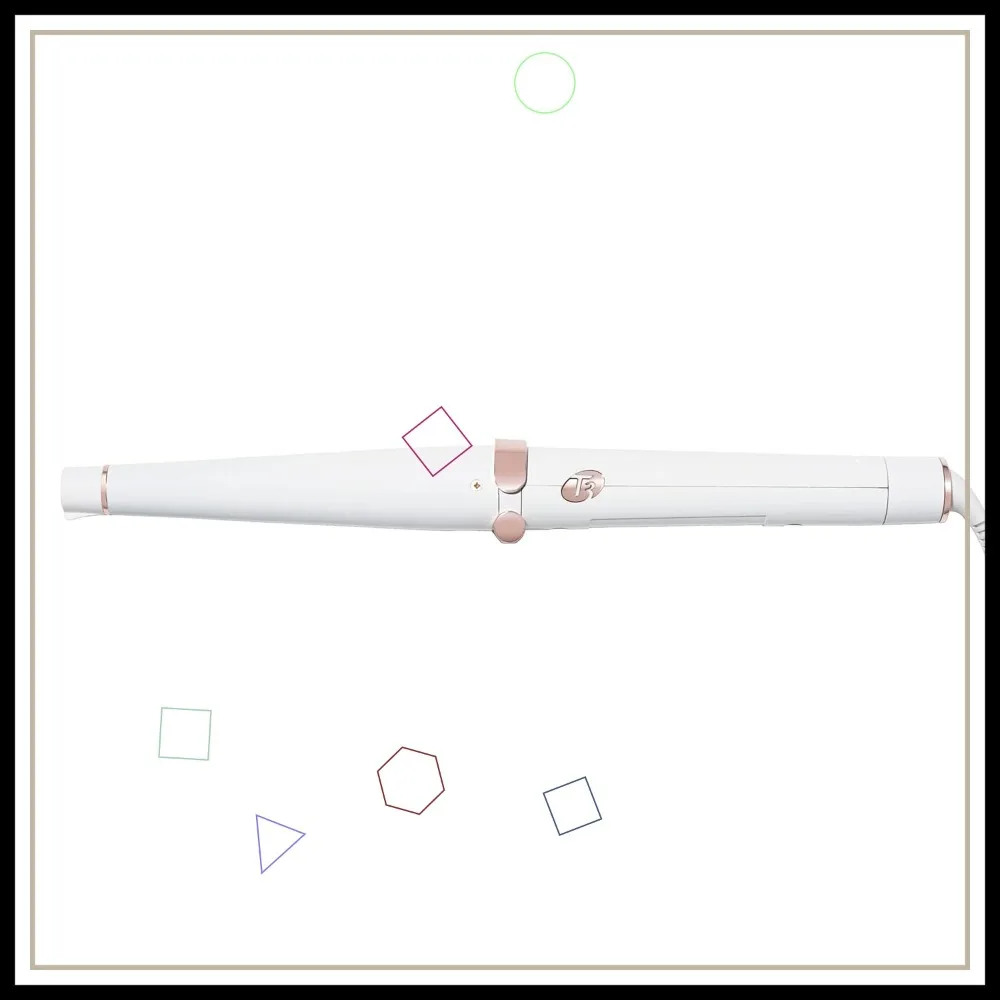 Professional Curling Iron: Ceramic Long Barrel, Adjustable Heat for Shiny Smooth Curls & Waves