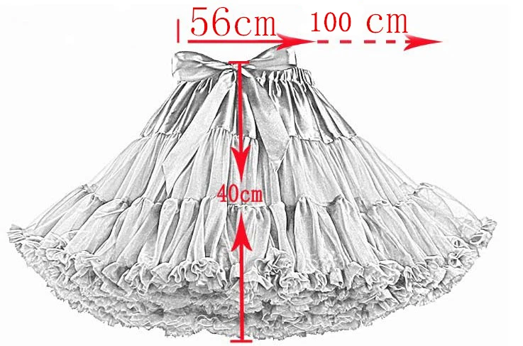 Jupe Tutu Moelleuse pour Femme, Jupon Lolita, Robe de Bal, Sous-Jupe, Robe Courte Balançoire, Cosplay Rockabilly Crinoline