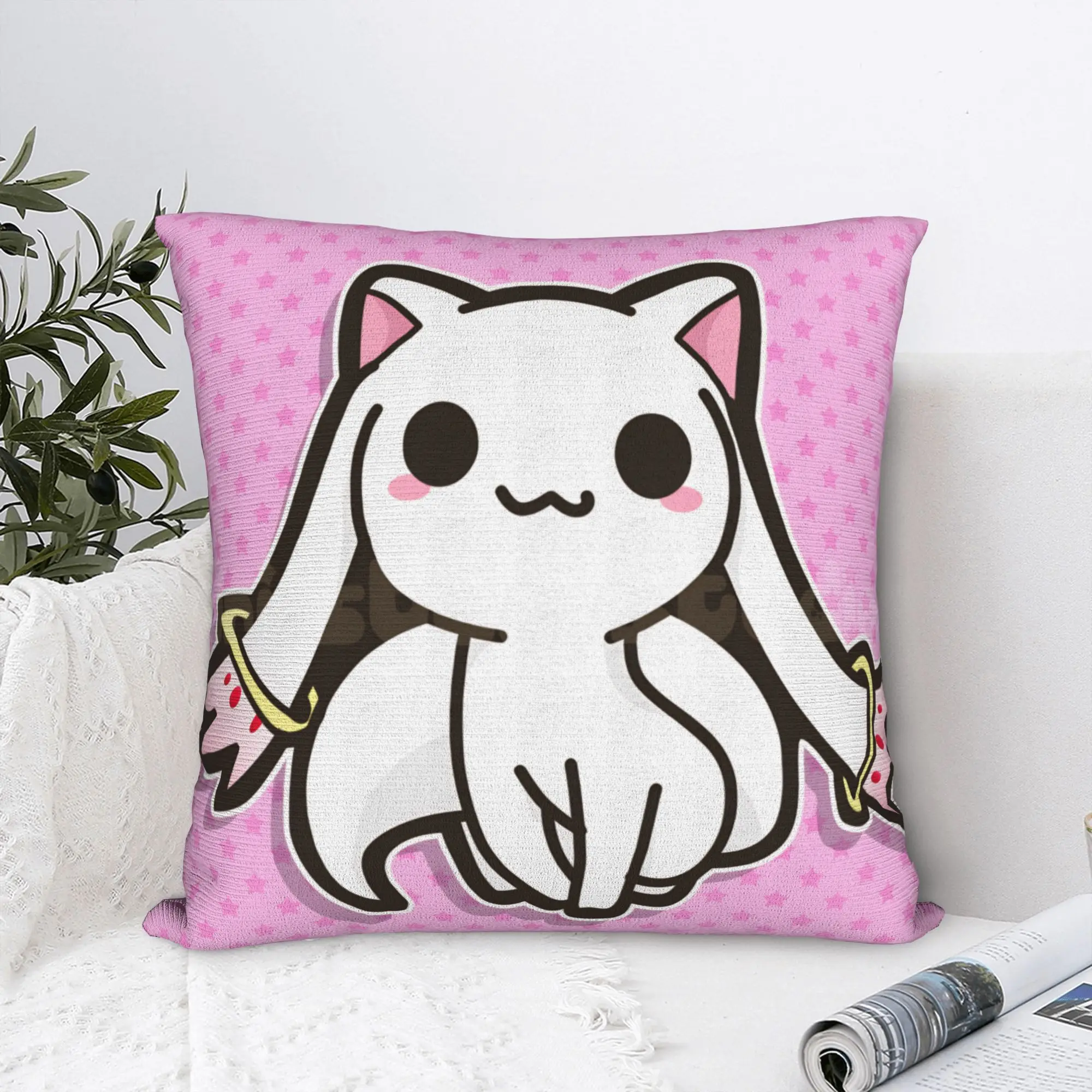 PMMM Madomagi Madoka Kaname Pillow Case  Fashion Pillow Cover Soft Pillowcases For Living Room Bed Chair