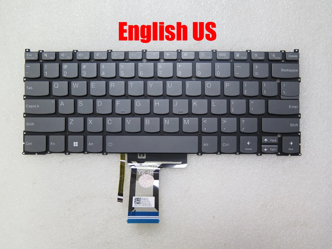 

Laptop Keyboard For Lenovo For Ideapad Slim 5 Light 14ABR8 82XS English US With Backlit New