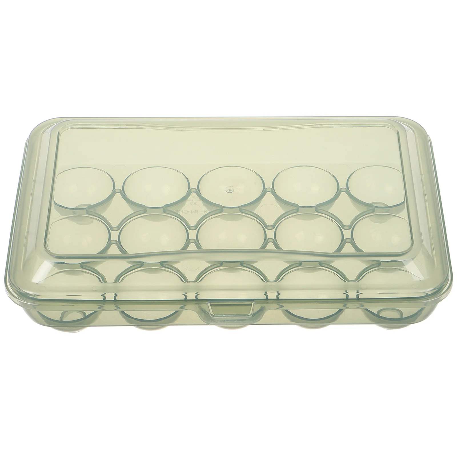 

Fresh Eggs Storage Container with Lid Stackable Plastic Egg Tray for Refrigerator Countertop Egg Holder Kitchen Organization