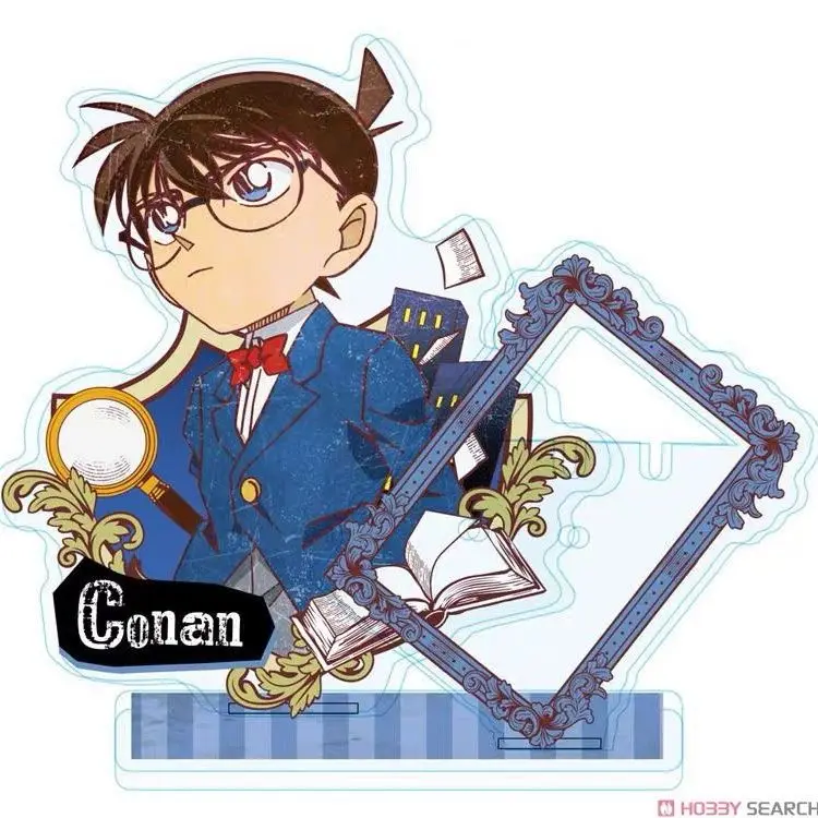 80Mm Anime Detective Conan Acrylic Stand Cartoon Cute Children Creativity Model Toy Room Table Decoration Kawaii Kids Gifts