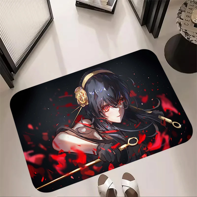 Anime Kamer Tapijten Voet Tapijten Spy X Familie Ingang Deurmat Kawaii Vloerkleed Tapijt Anti Slip Mat Huis Keuken Gang Decor