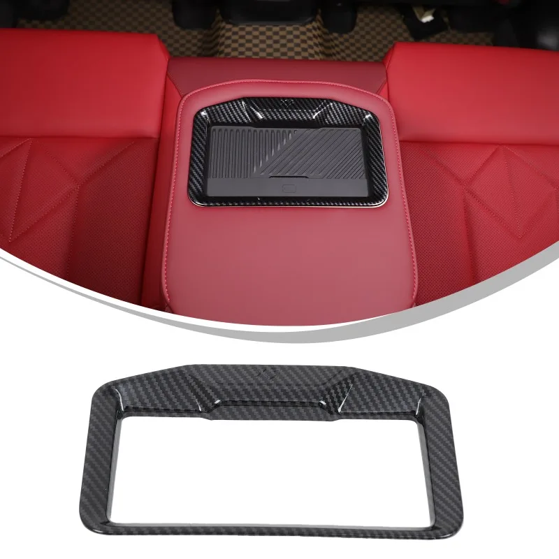 

For 2025+ BMW X3 G45 Center Console Rear Armrest Storage Compartment Frame Storage Compartment Panel Trim Cover Car Accessories