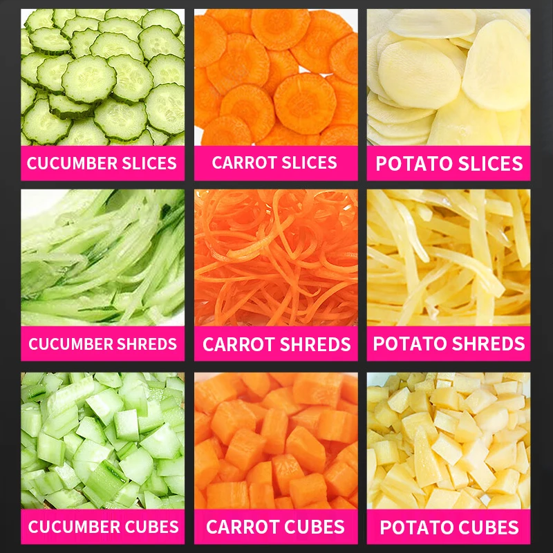 

Commercial Bulb Vegetable Processing Machine LC-J-G812 Dicing/Shredding/Slicing for Hotels & Cafeterias (Customized)