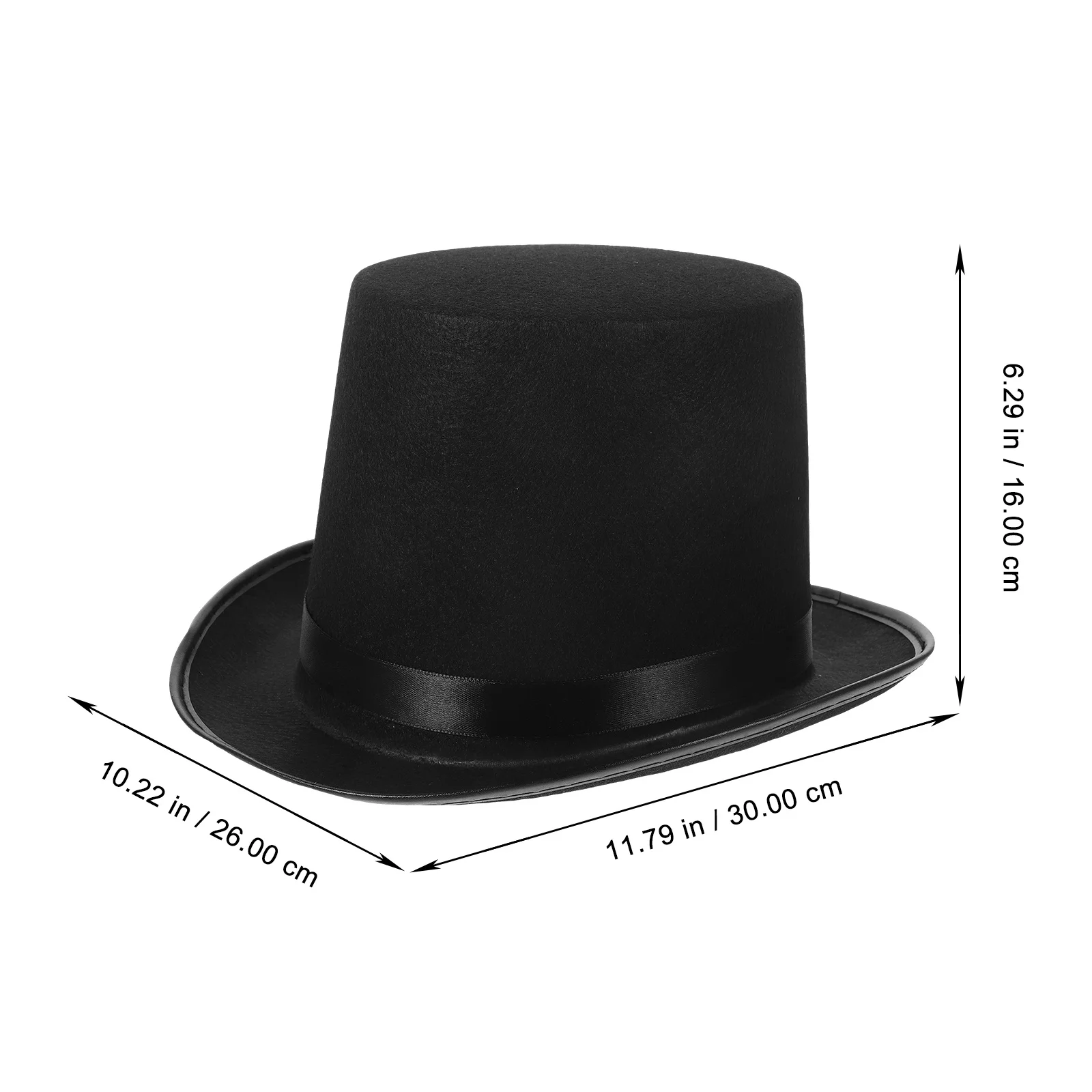 Adulto superior mágico traje festa vestir-se masquerade acessório assistente chapéu cilindro branco novidade desempenho prop