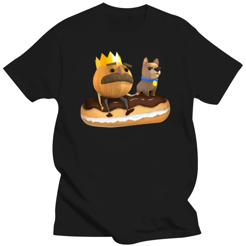 Overcooked King Onion And Kevin T-Shirt Unisex Cotton Adult Funny Video Game New Teenage Pop Top TEE Shirt