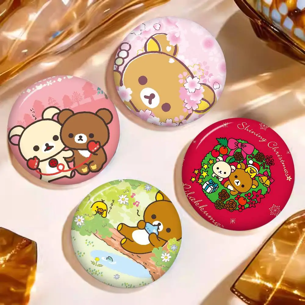 Cartoon R-RilakkumaS Customizable Soft Button Pin For Women Creative Jewelry Funny Badge Cartoon Lover Hat