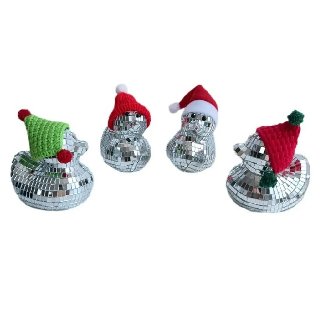 Creative Disco Ball Decor Duck Shape Reflective Glass Mirror Mirror Disco Balls Silver/Gold Portable Cute Duck Disco Ball