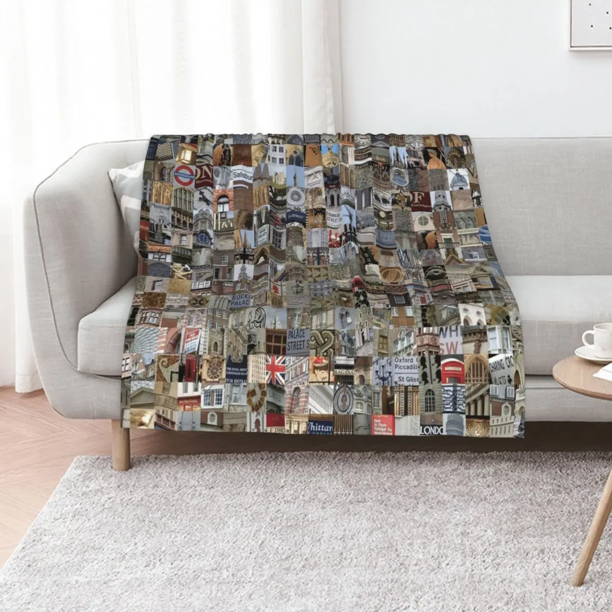 London, England Throw Blanket bed plaid For Sofa Thin Hairys Bed Fashionable christmas decoration Kid'S Blankets