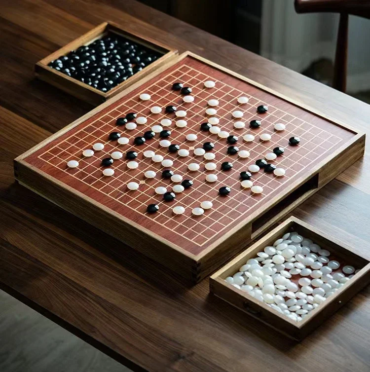 

Luxury Personalized Gift Portable Premium Chinese Go Chess Board Go Game Set Board Wooden Go Board Game