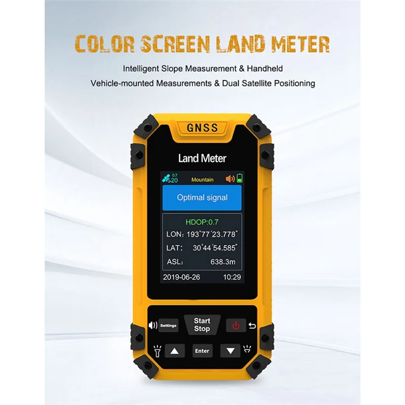 

EYFL-Land Measure Meter For Agriculture GNSS Color Screen Professional Surveying Machine Area Measurement Land Meter