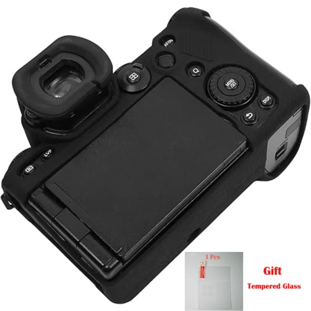 

For LUMIX S5II Camera Silicone Case Cover Protector Protective Body Case Skin s5m2 S52 soft rubber shell + free tempered film