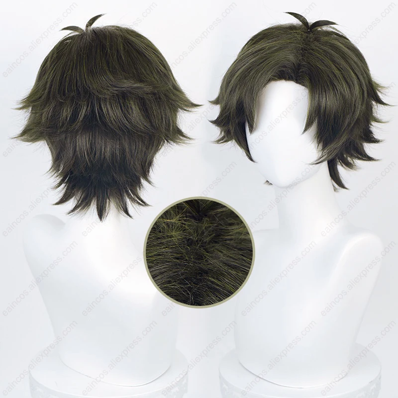 

Anime Damian Desmond Cosplay Wig 30cm Short Wigs Heat Resistant Synthetic Hair
