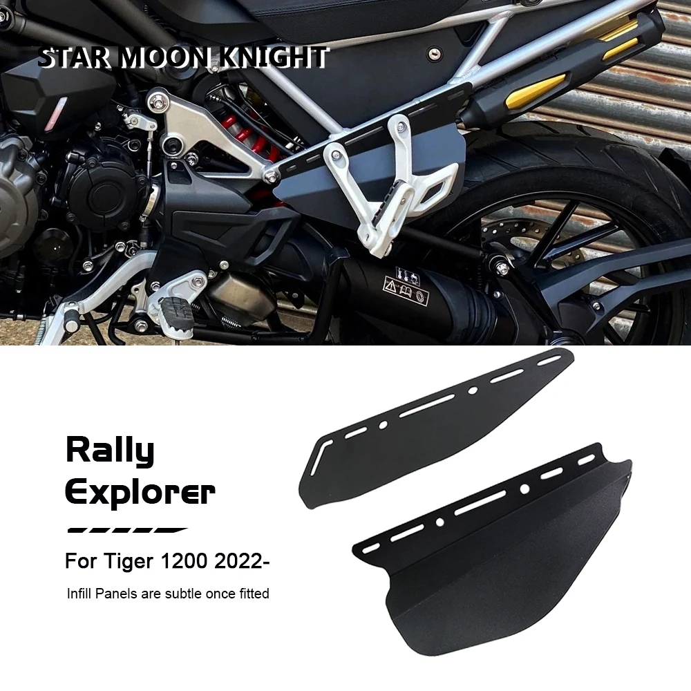 Motorcycle Frame Infill Side Panels Passenger Splash Guard Protector Cover For Tiger 1200 Tiger1200 GT Pro Rally Explorer 2022 -