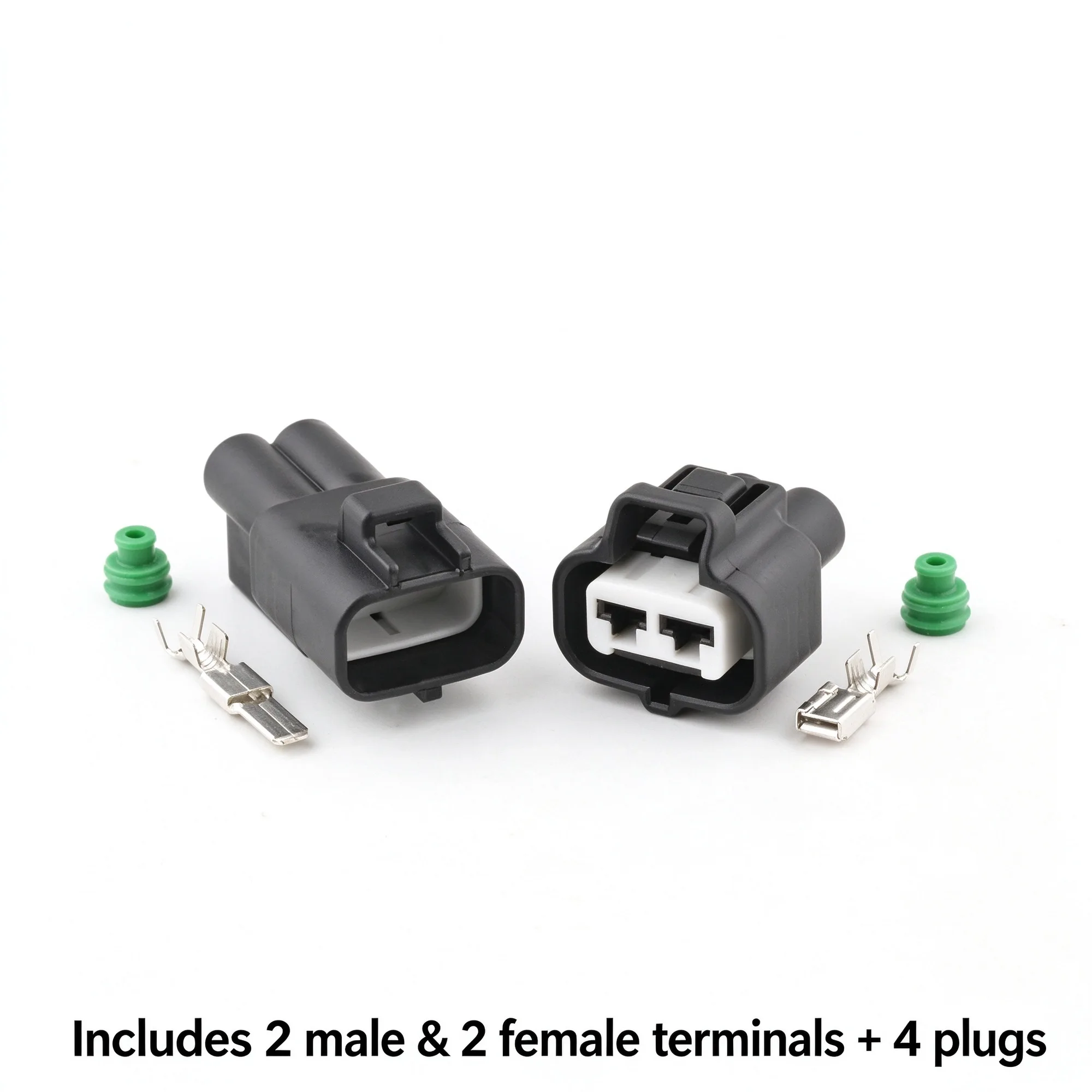 2Pin Car Washer Pump Connector DJ7021B-4.8-11/21 Auto Windscreen Wiper Motor Plug 6188-0259 6189-0425 Automotive Wiring Socket
