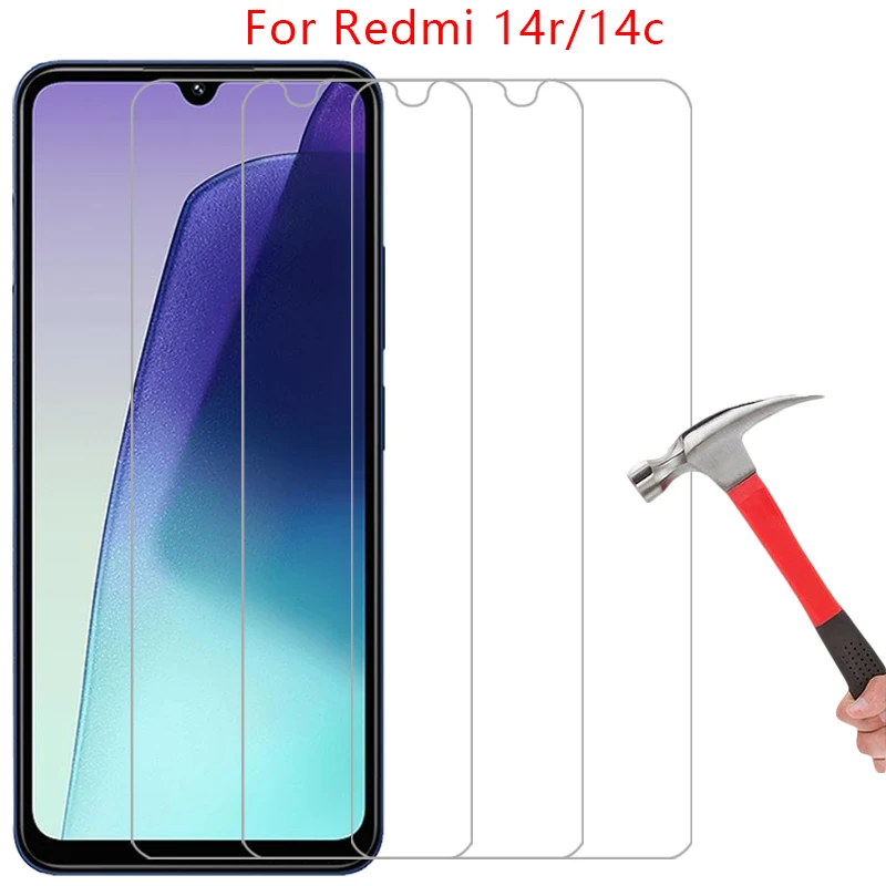 Vetro Temperato Per Xiaomi Redmi 14R 14C Custodia Per Telefono Su Redmi14R Redmi14C 14 R C R14 C14 Cover Posteriore 360 Xiomi Readmi Remi Redme