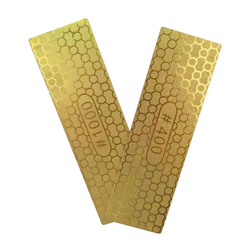 ALLSOME 1PCS Double Dual Sided Diamond Whetstone Sharpener Knife Sharpening Stone