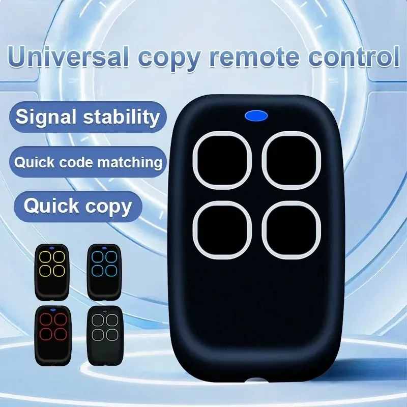  433.92MHz Universal Garage Remote Controller Duplicator Self Copying Fixed Code Automation Gate Clone Command Device 