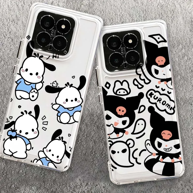 

Cute Blue Pochacco Pattern For Xiaomi Mi 17 15 14 14T 15T 13 12 12S 11 Pro Lite Ultra Max Space Shell Phone Case