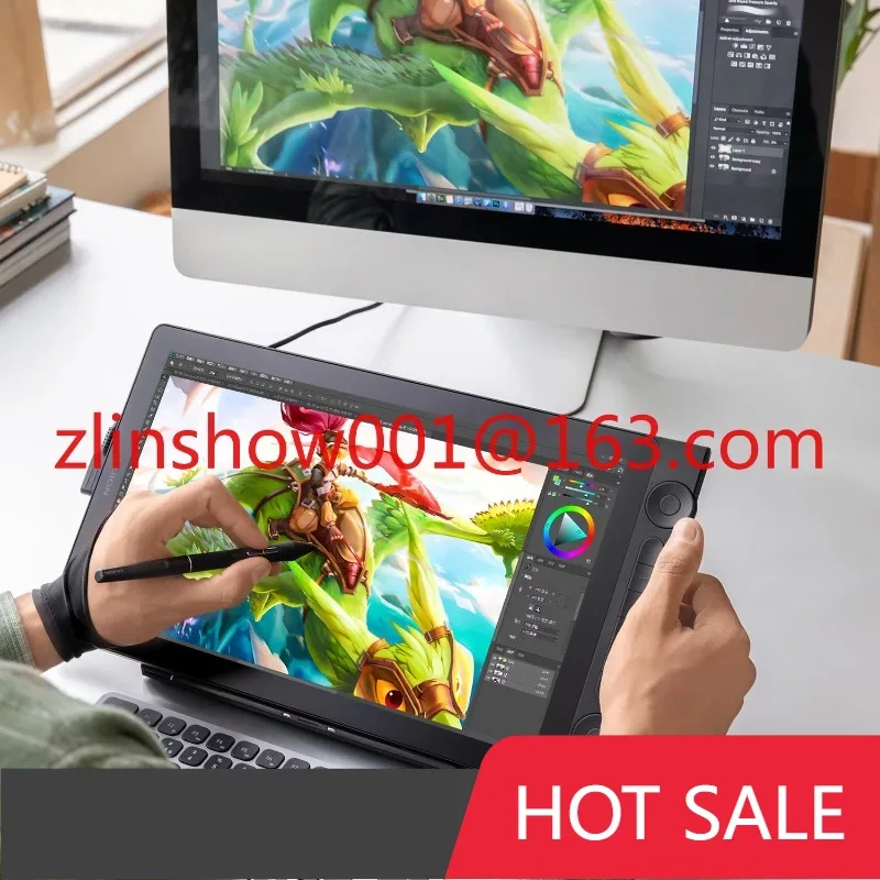 

Professional 16384 Level 15.8 Inch LCD Drawing Monitor Battery-free Pen Digital Graphic Display Panel 16 Gen3