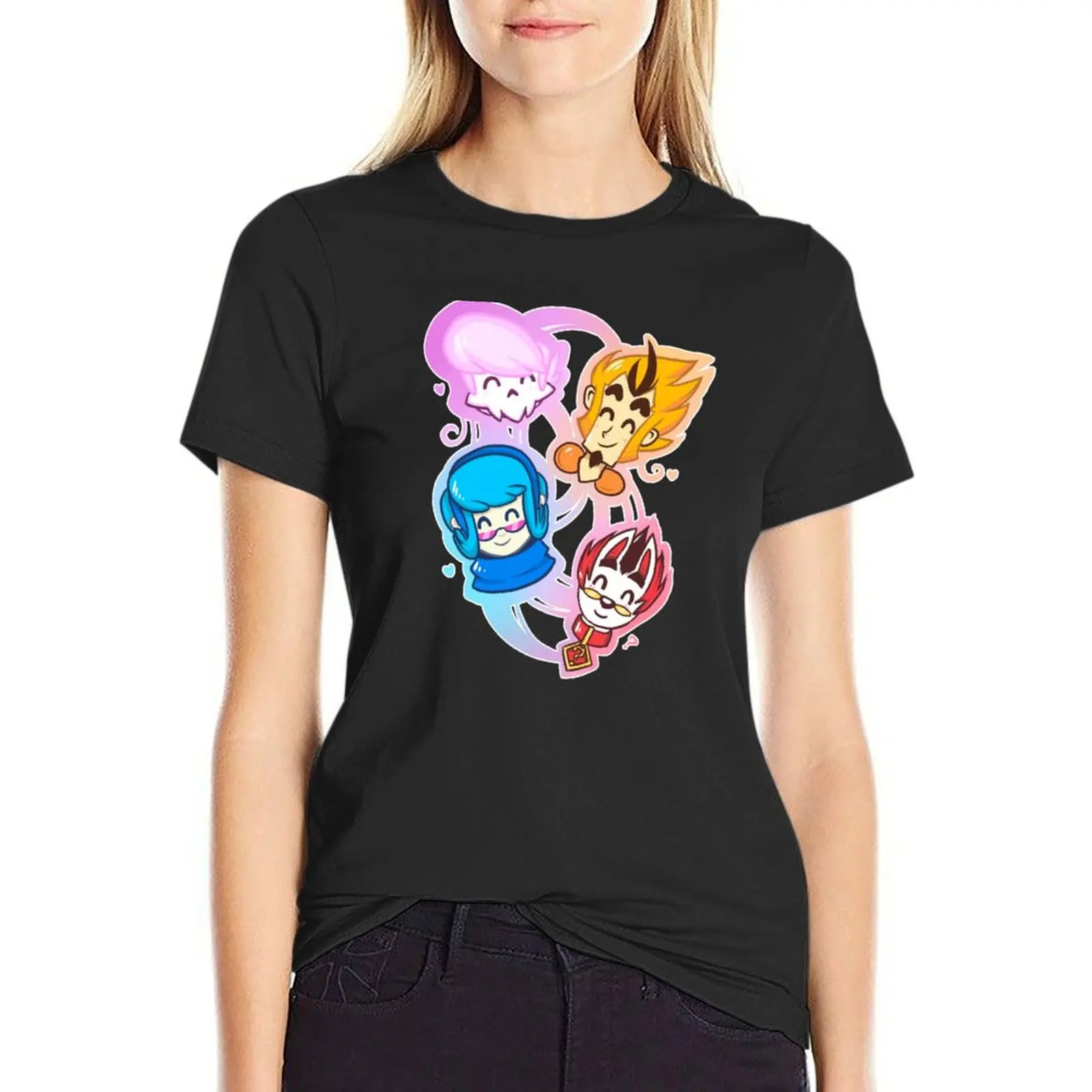 Mystery Skulls T-Shirt animal prinfor Aesthetic clothing clothes for woman