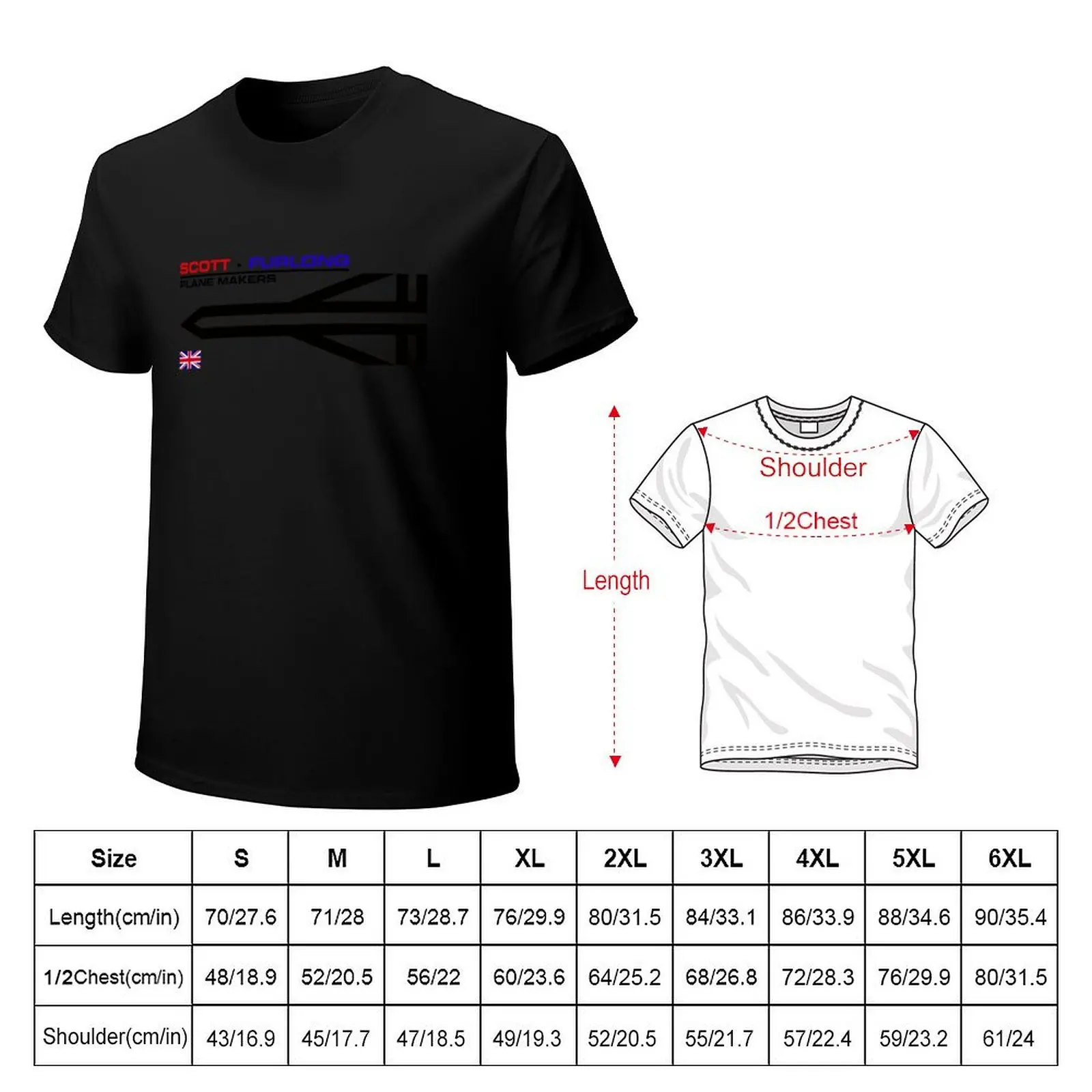 Scott-Furlong Aviation T-Shirt cute tops korean fashion plus size clothes oversizeds t shirts for men