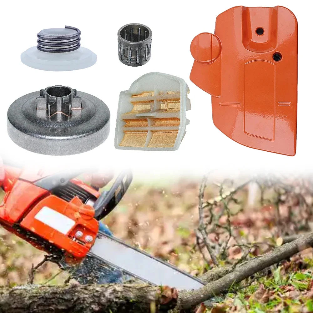 

Chainsaw Repair Kit Brake Clutch Cover Assembly for Models For 445 &450 Compatible with Components 544097902 &503931801